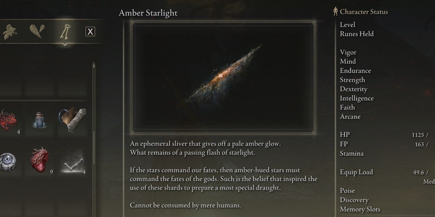 Elden Ring Amber Starlight