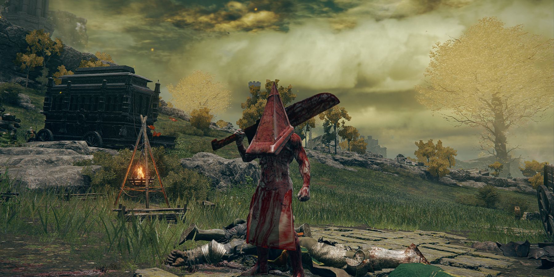 Elden Ring Mod Replaces The Tarnished With Pyramid Head