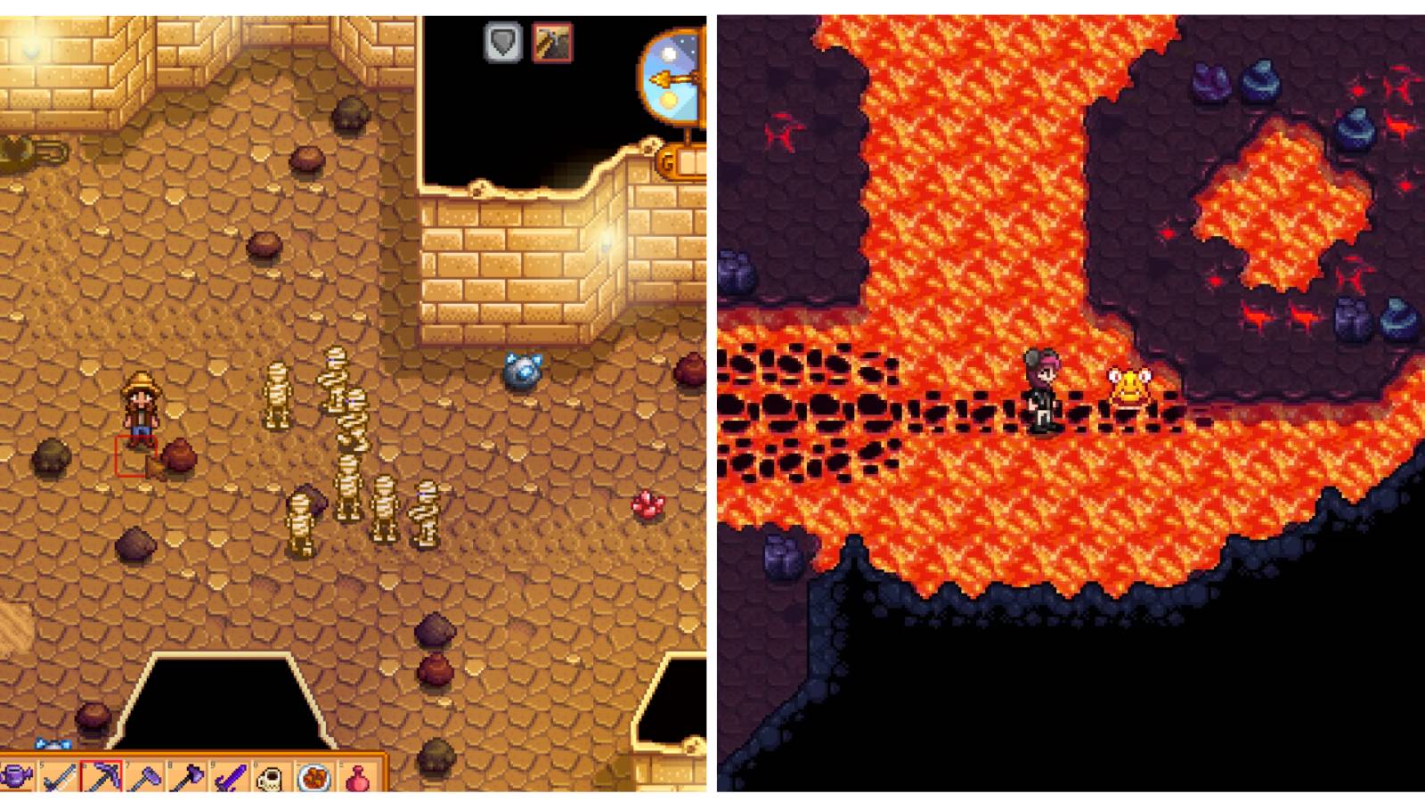 enemies in stardew valley 