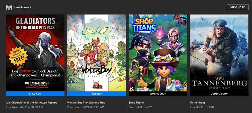 epic games store free games july 2022
