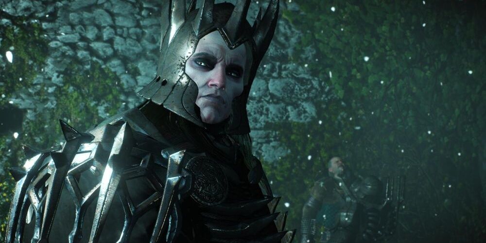 eredin with his mask removed the witcher 3