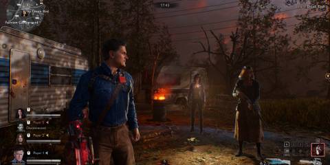 ash williams, kelly maxell, and cheryl williams at fairview campground