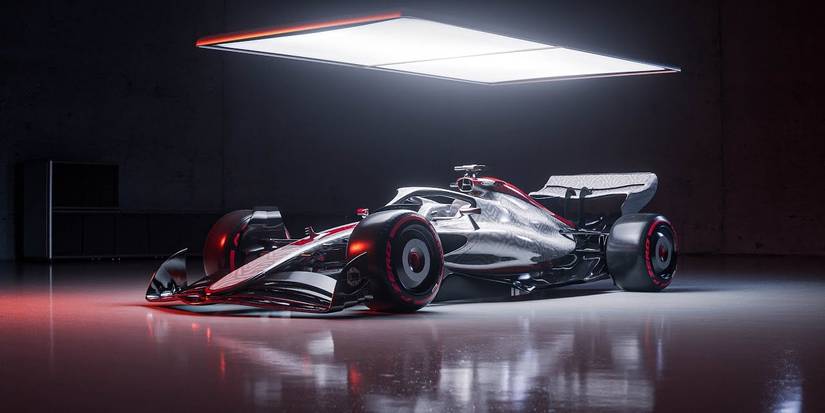 f1 22 car under bright light Cropped