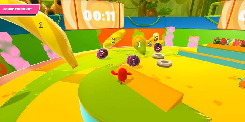 fall guys counting fruit