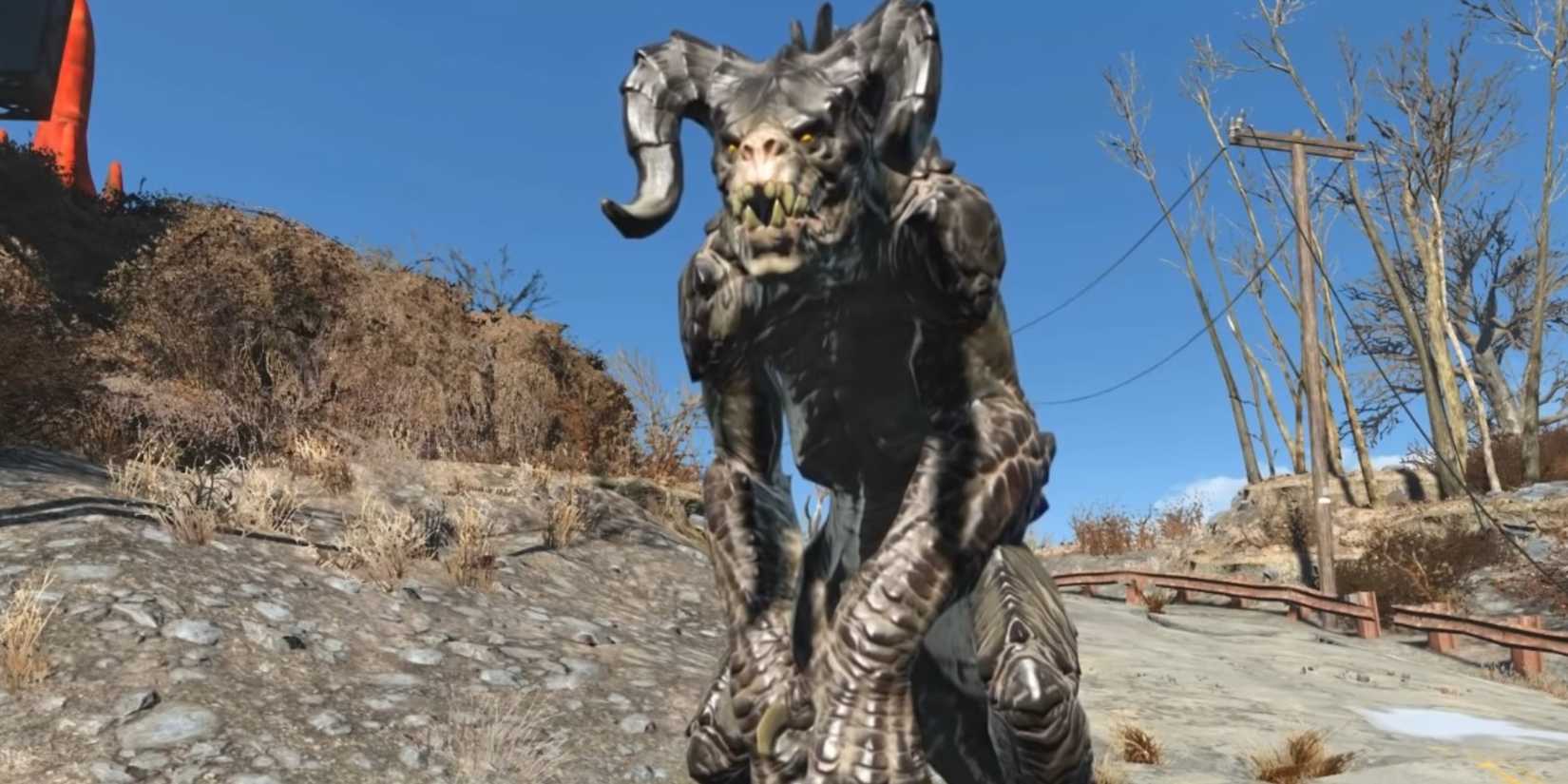 A Deathclaw in Fallout 4