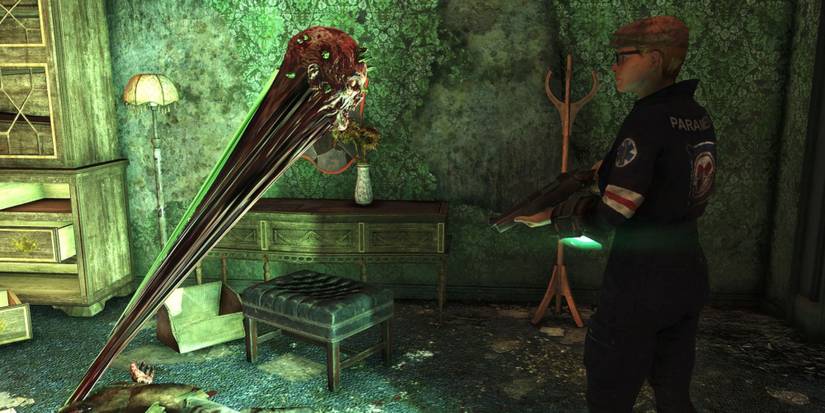 A comical character bug occurs in Fallout 76