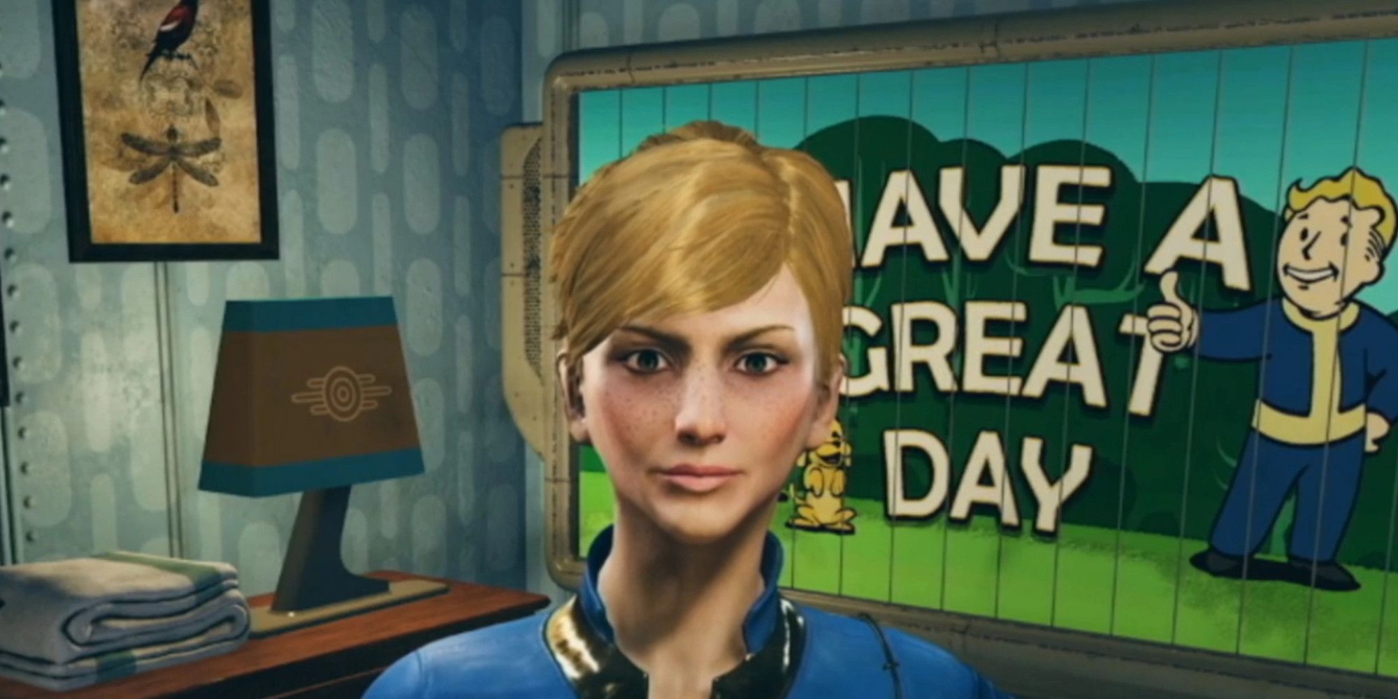 Fallout 76's create-a-character screen