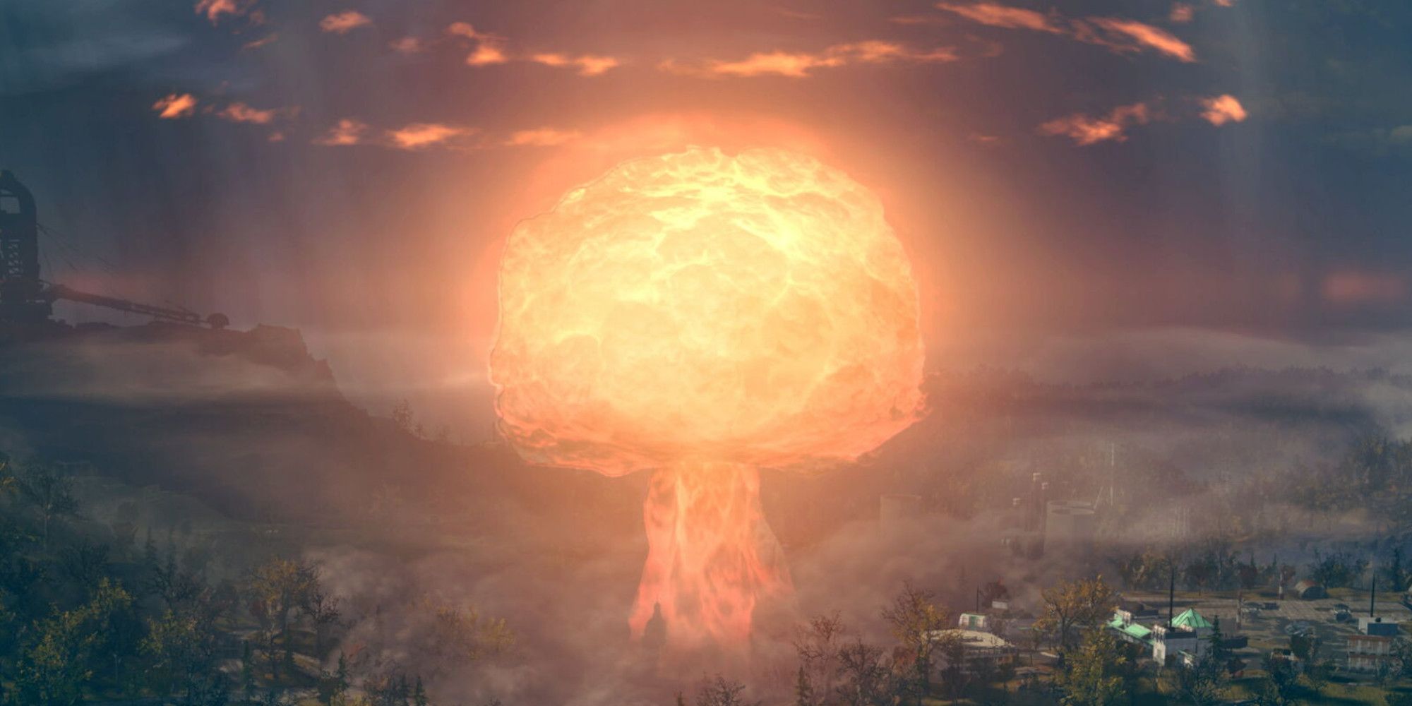 A nuke explodes in Fallout 76