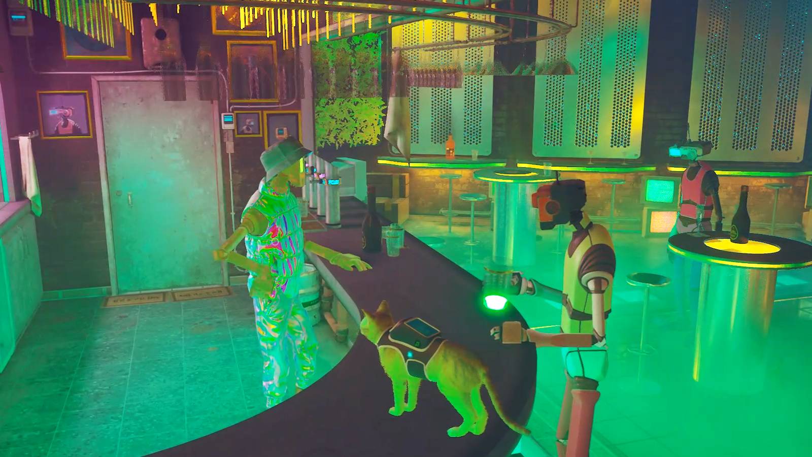 finding clementine at the nightclub in stray