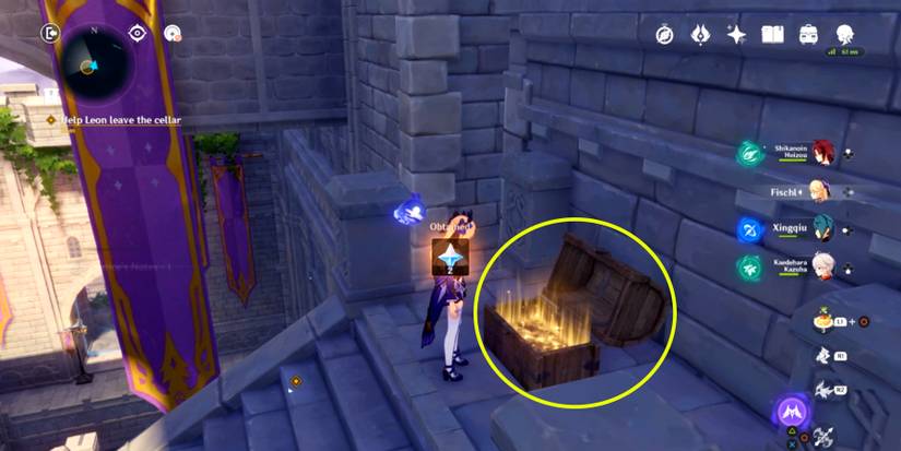 fischl domain chest one in genshin impact