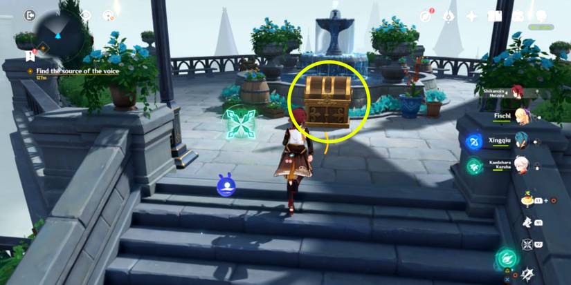 fischl domain chest six in genshin impact