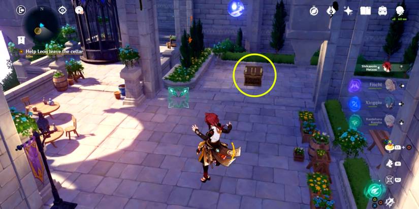 fischl domain chest three in genshin impact