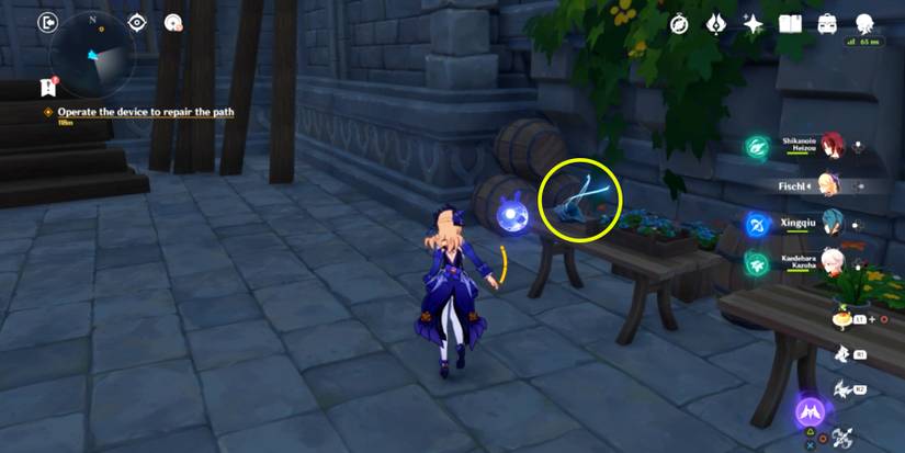 fischl domain echoing conch location in genshin impact