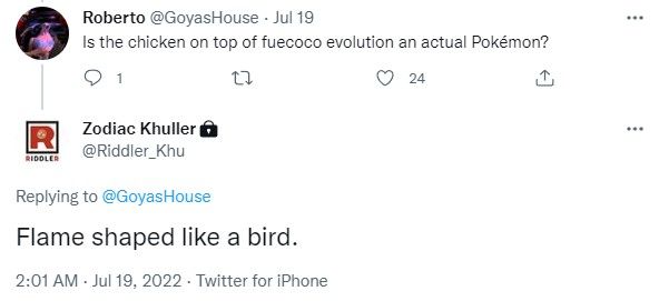 flamme en forme d'oiseau khu