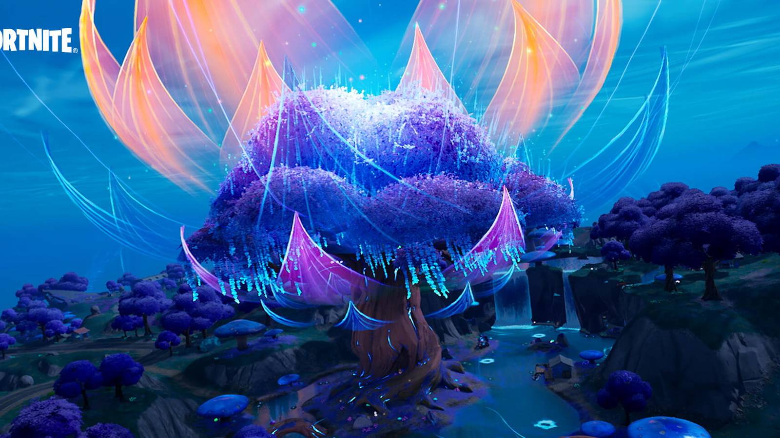 fortnite collect floating rings near reality falls