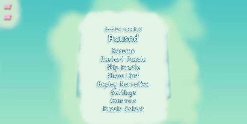 freshly frosted pause menu