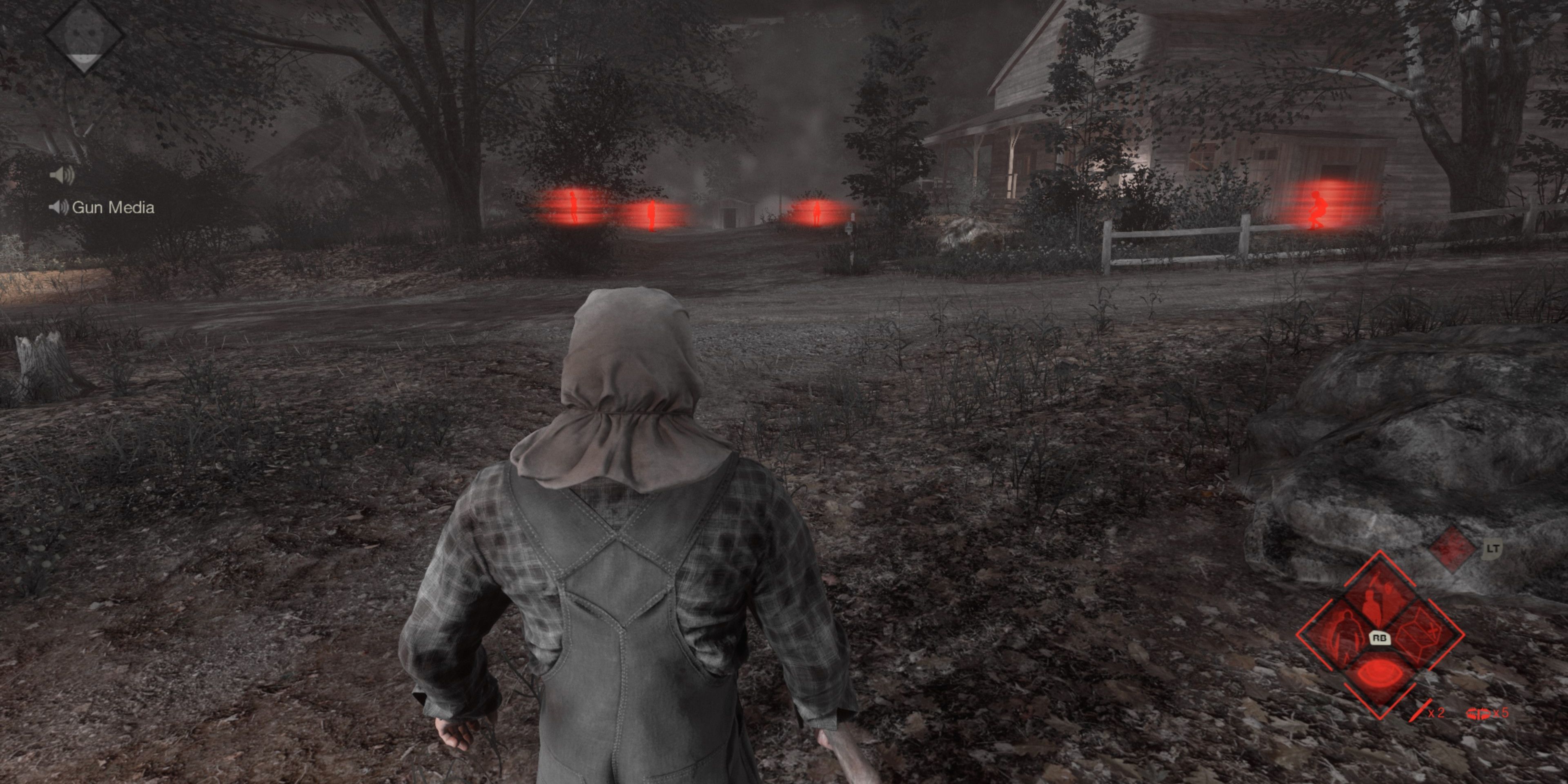 player as jason using abilities to find other players