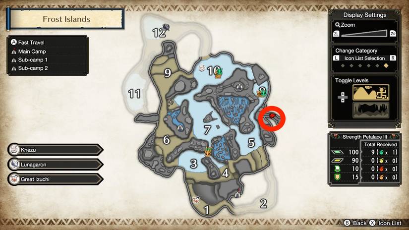 frost islands monksnail rise sunbreak location