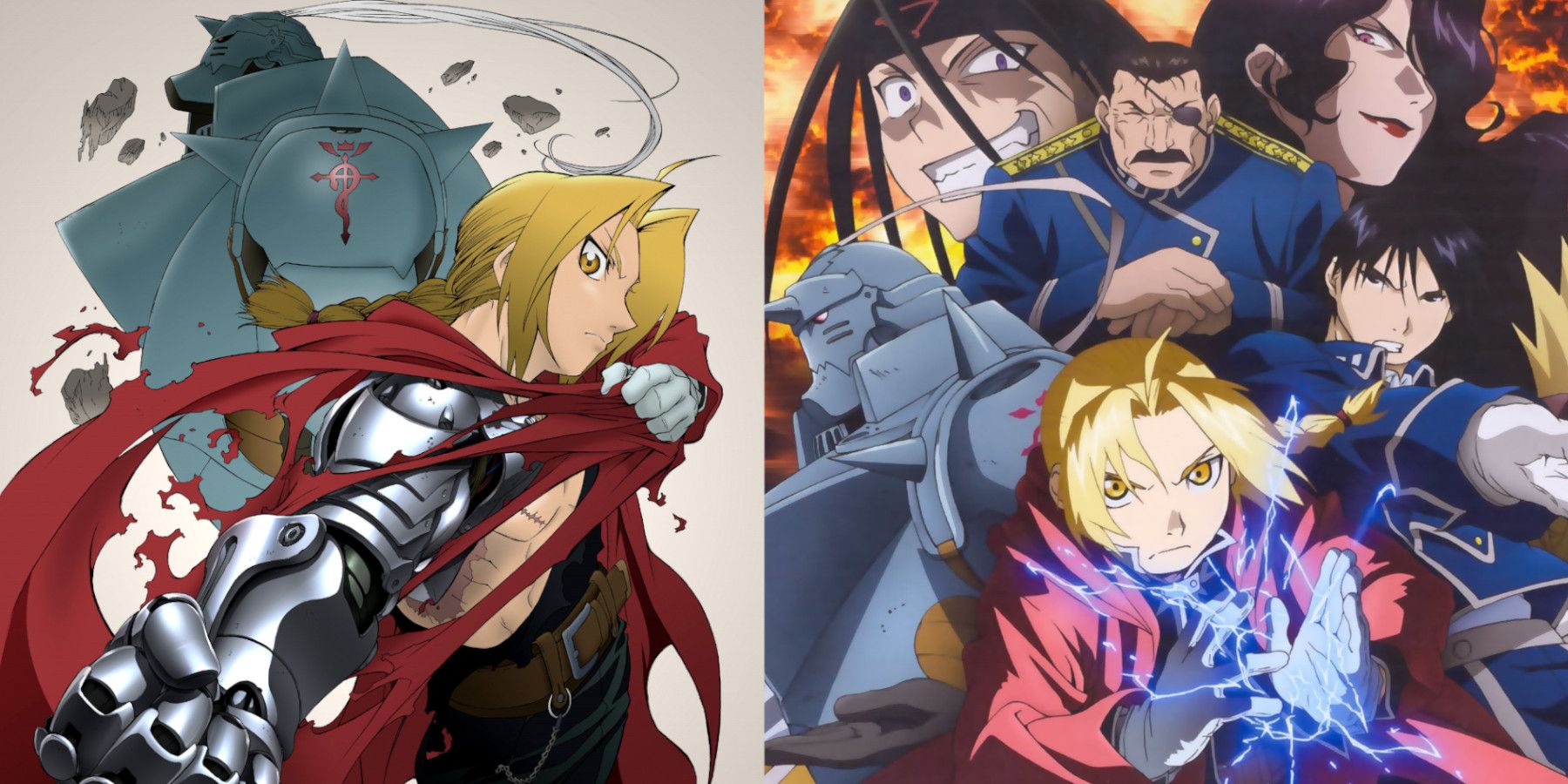 FULLMETAL ALCHEMIST CLÁSSICO VS BROTHERHOOD 