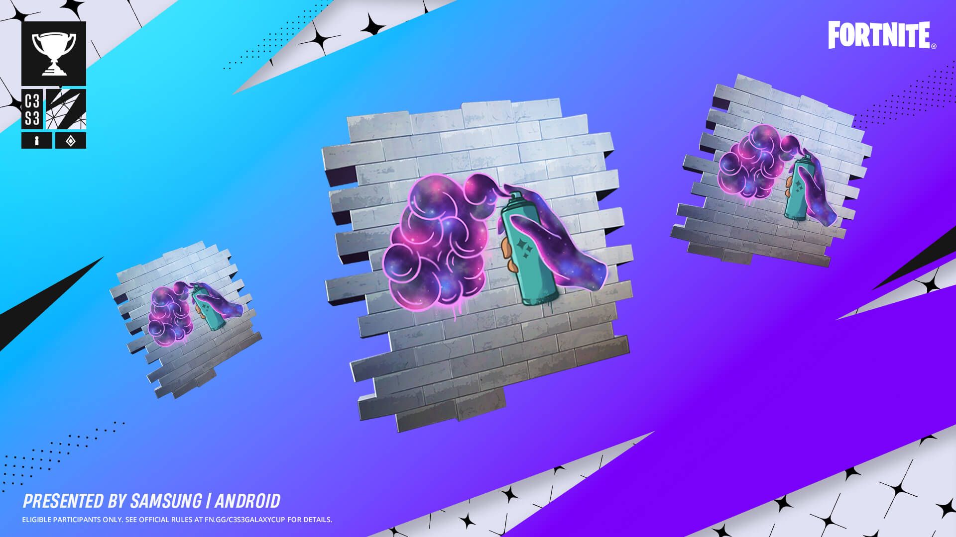 galaxy creation skin fortnite spray