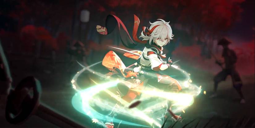 genshin iImpact best weapons for kaedehera kazuha