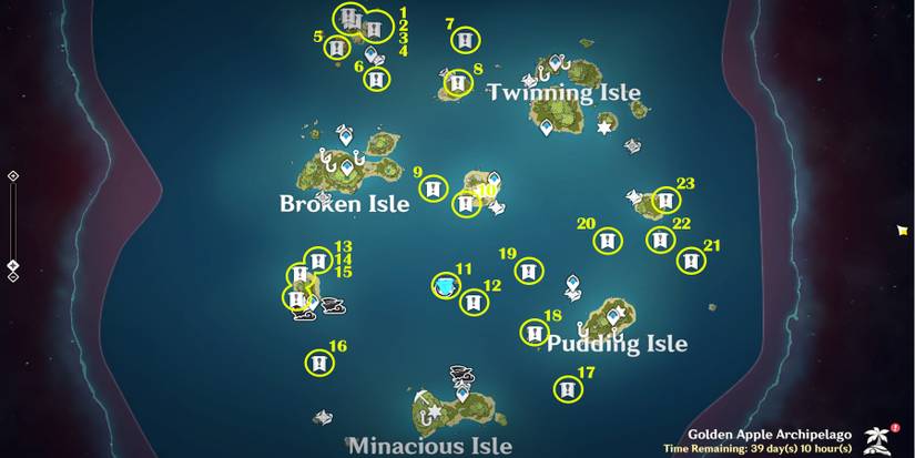 golden apple archipelago chests location in genshin impact