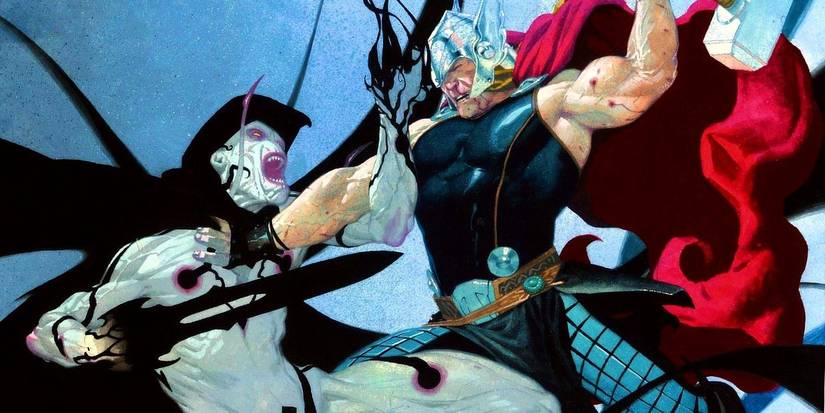 gorr the god butcher fighting thor