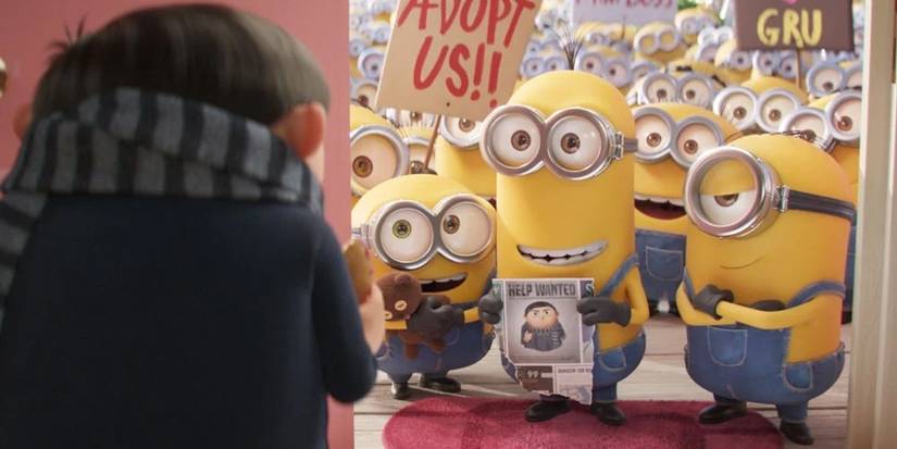 gru with his minions 