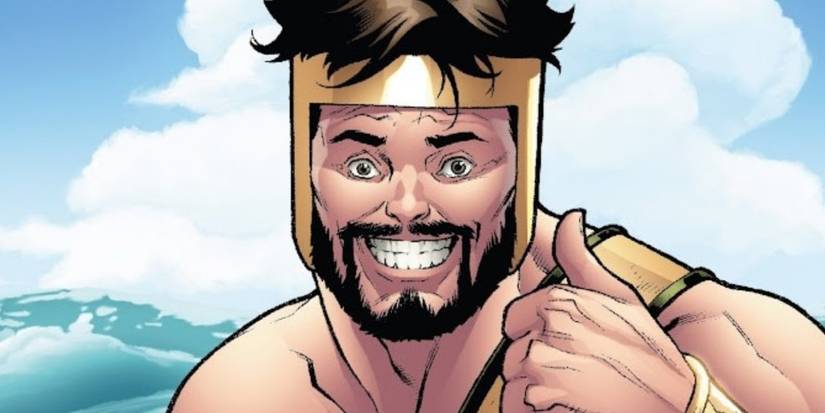 hercules pointing his thumb up