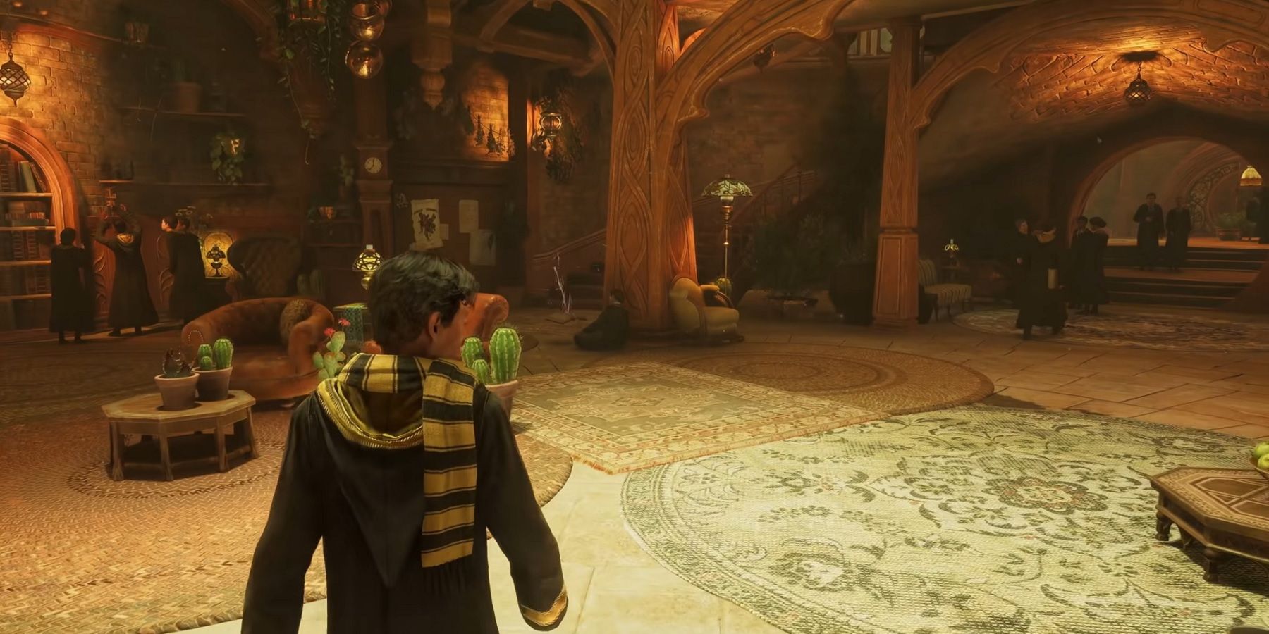 Hogwarts Legacy Hufflepuff common room is a Harry Potter fan's dream