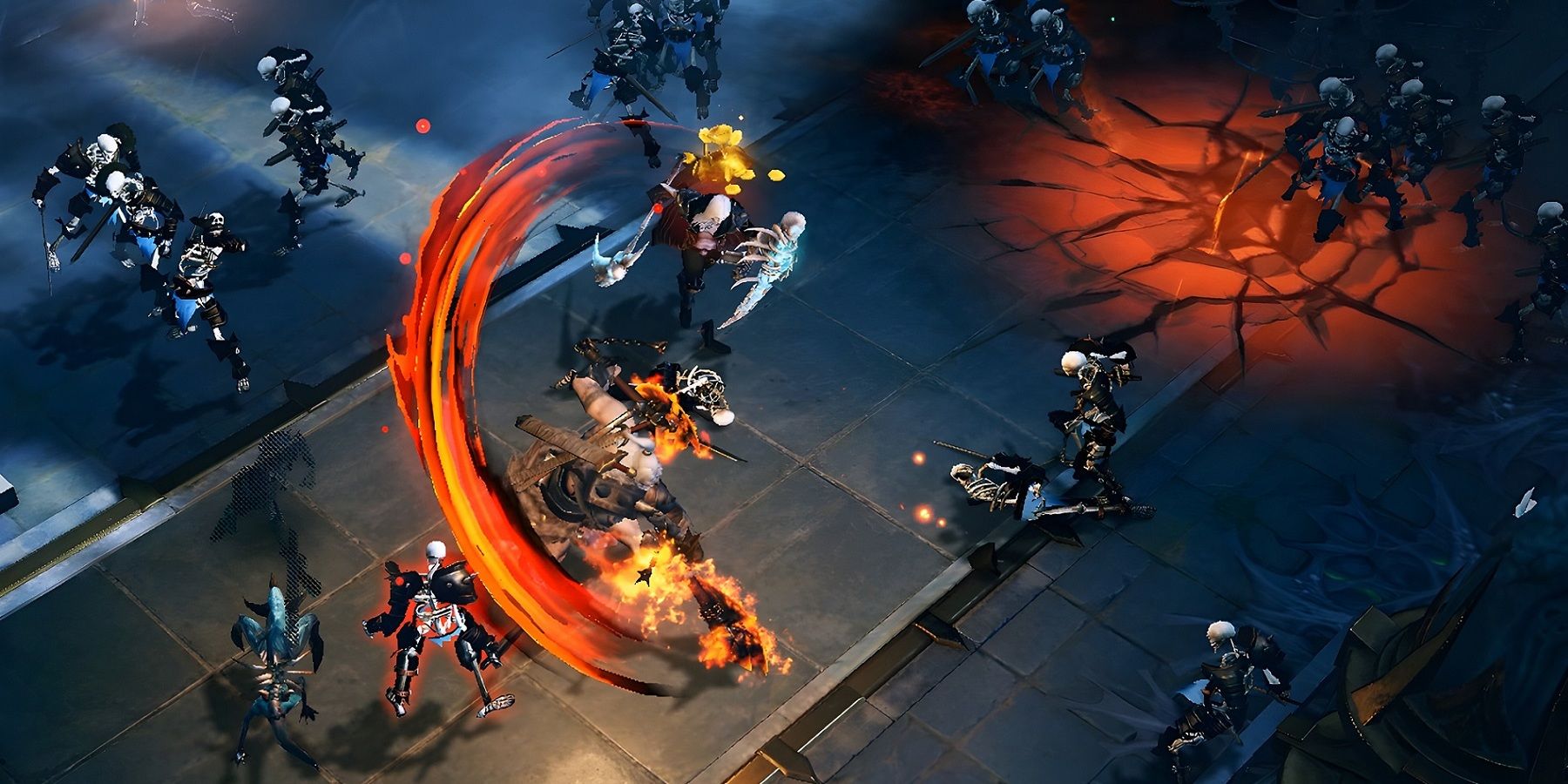 Diablo-Immortal-Official-Gameplay-Screenshot-Combat-Necromancer