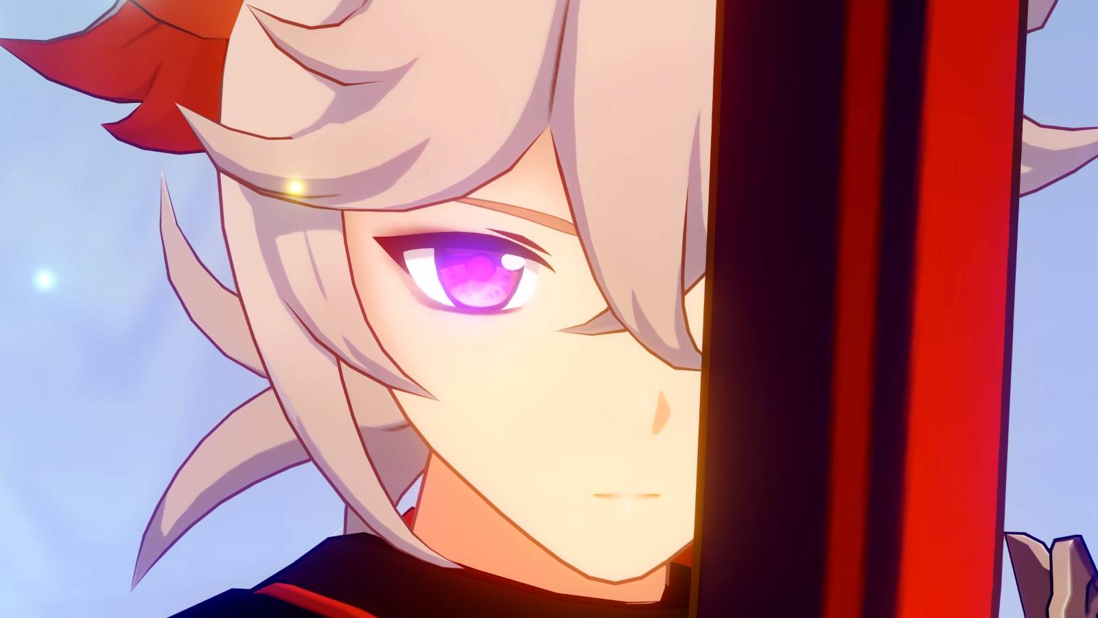 kazuha with a sword in genshin impact