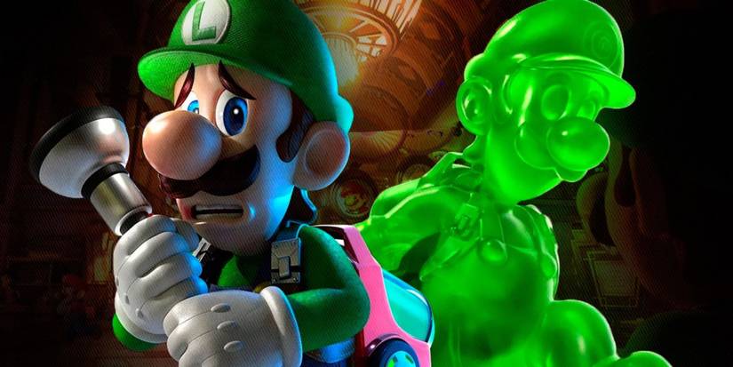 Luigi and Gooigi in Luigi's Mansion 3