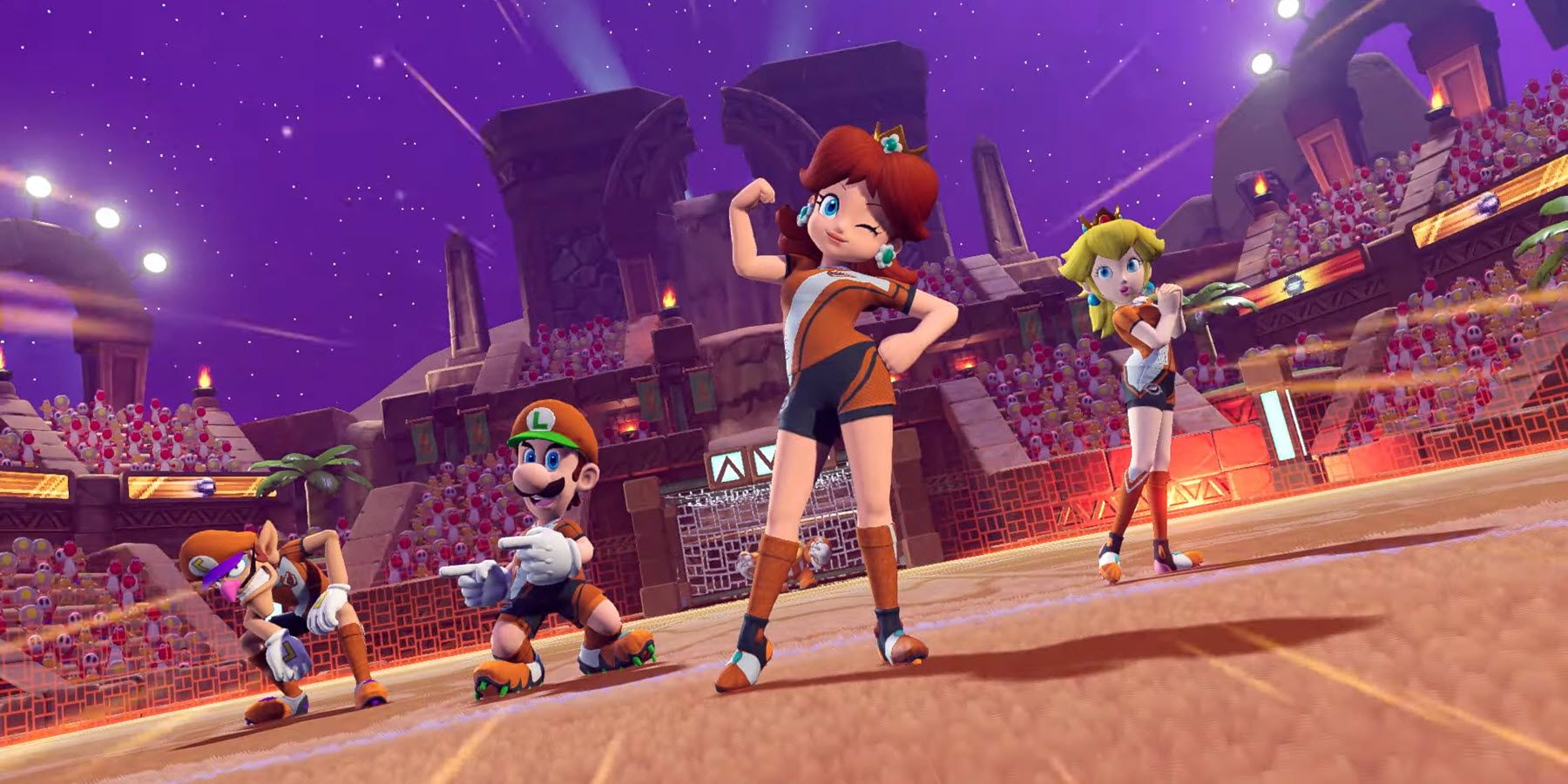 mario strikers battle league daisy dlc