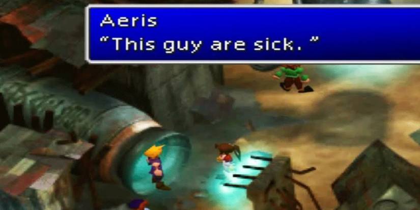 Aerith talking to Cloud in FF7 this guy are sick