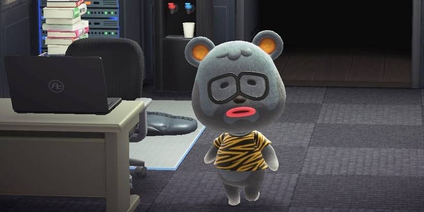 Barold the bear villager from Animal Crossing: New Horizons