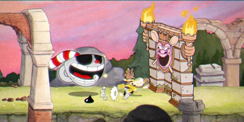 cuphead using the invincibility super art