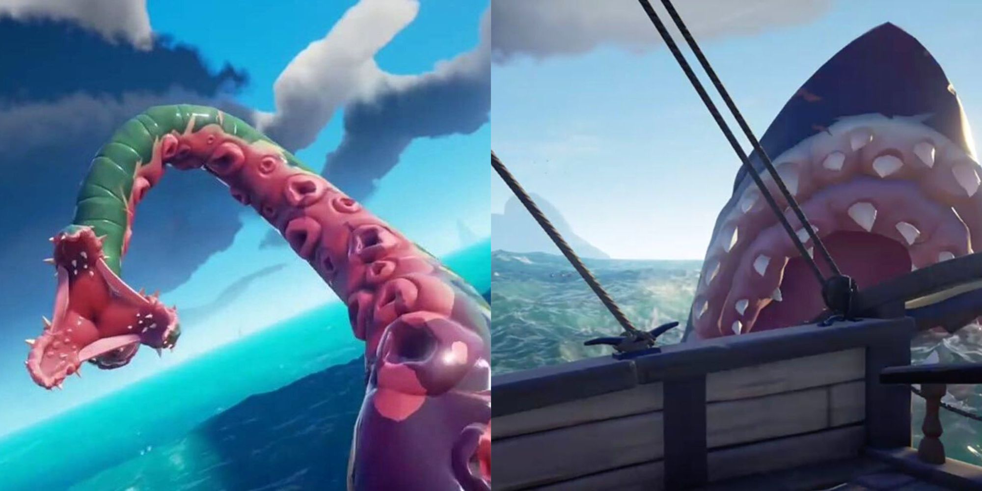 The Kraken And Meg In Sea Of Thieves