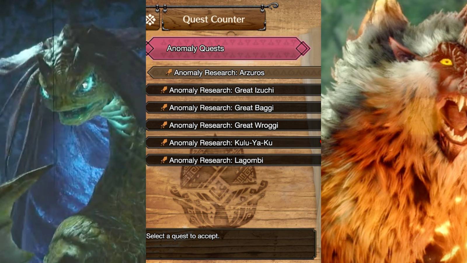 mh rise sunbreak anomaly quests bishaten somnacanth