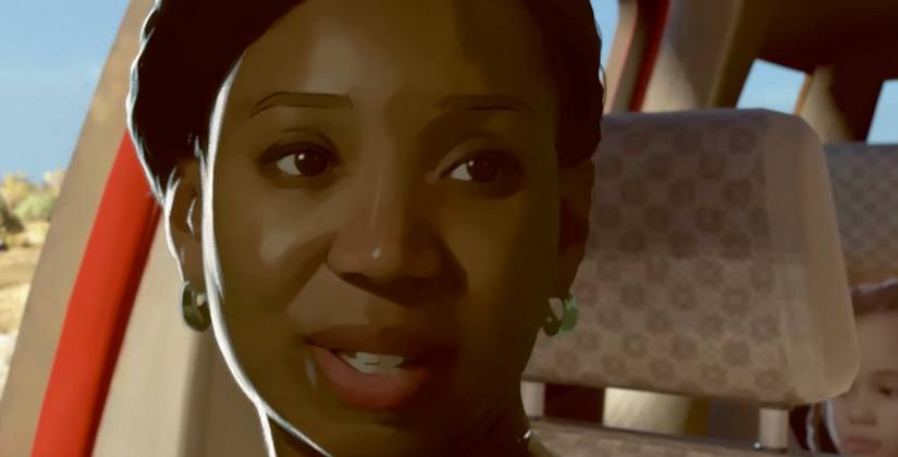 michelle as dusk falls