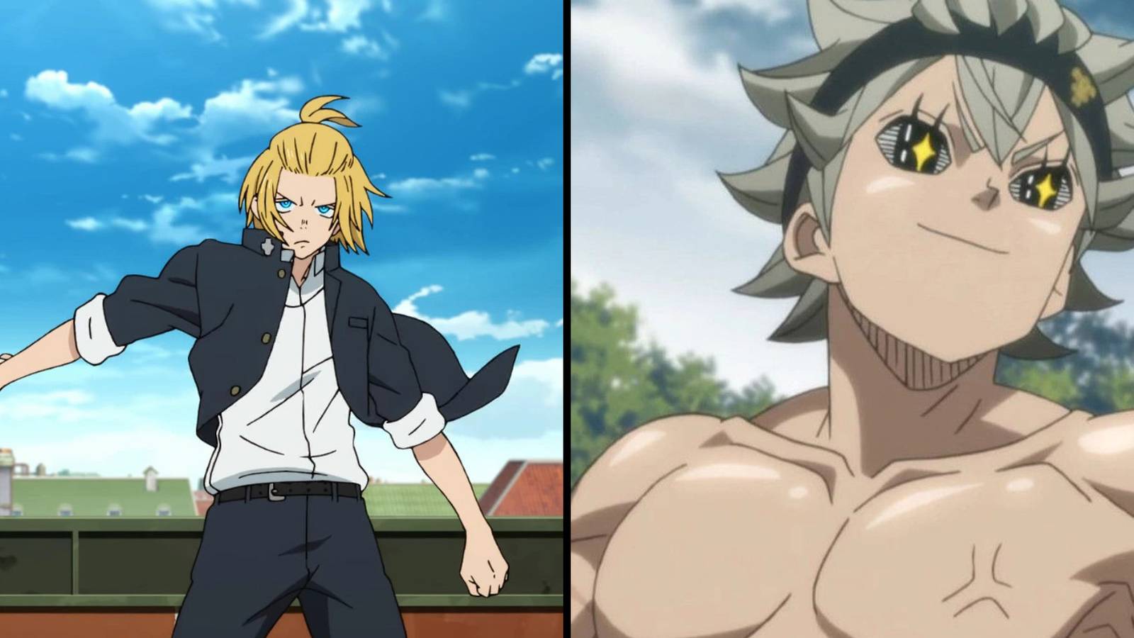 black clover fire force asta arthur