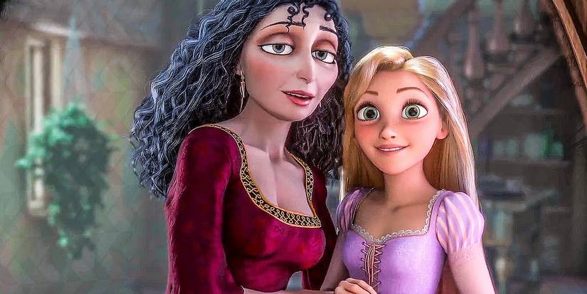 mother gothel and rapunzel