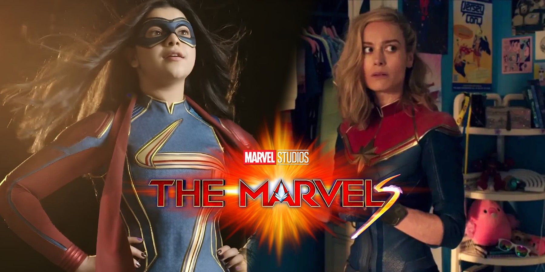 Ms. Marvel Captain Marvel The Marvels Iman Vellani Brie Larson