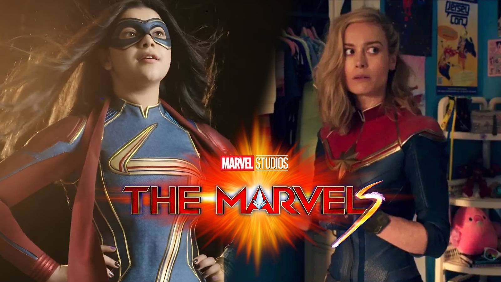 Ms. Marvel Captain Marvel The Marvels Iman Vellani Brie Larson