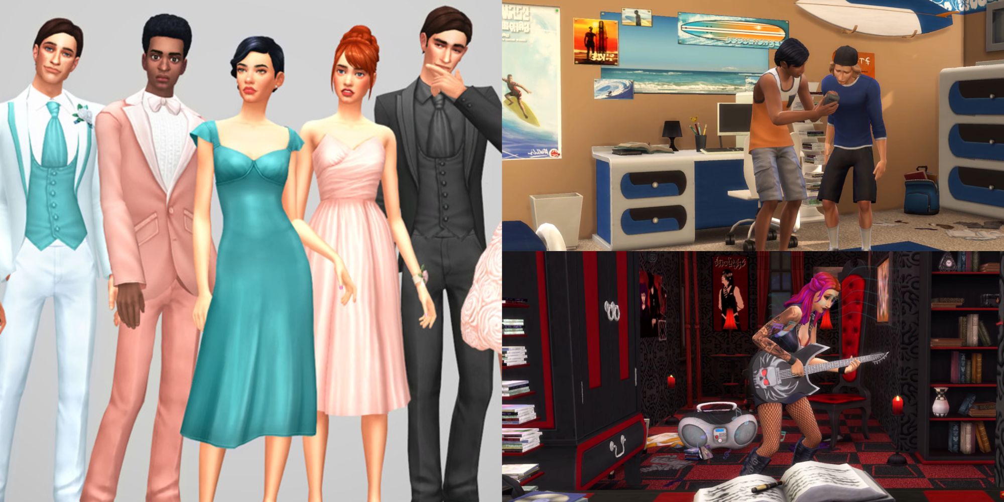a collection of sims 4 cc geared towards teen sims
