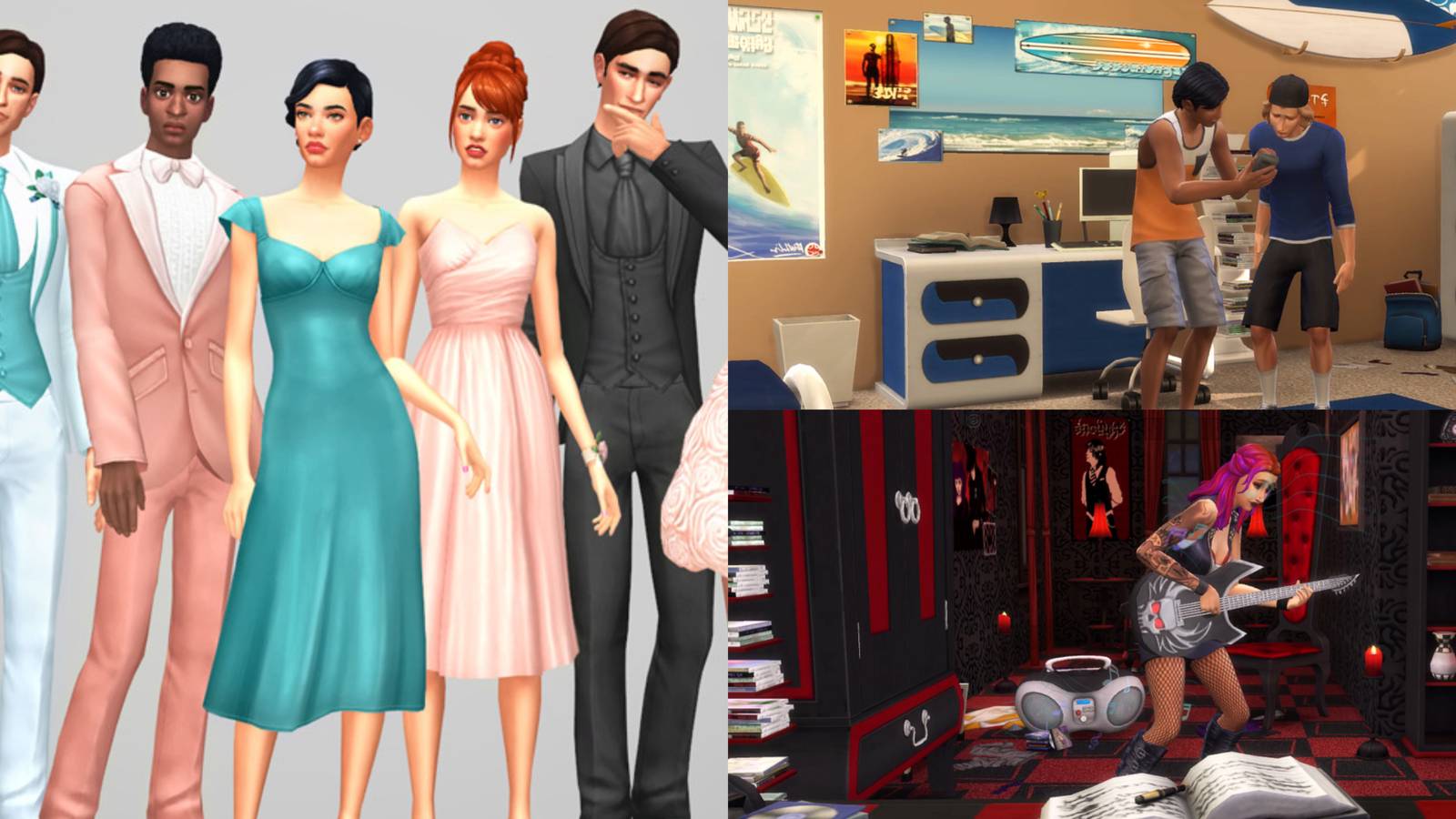 a collection of sims 4 cc geared towards teen sims