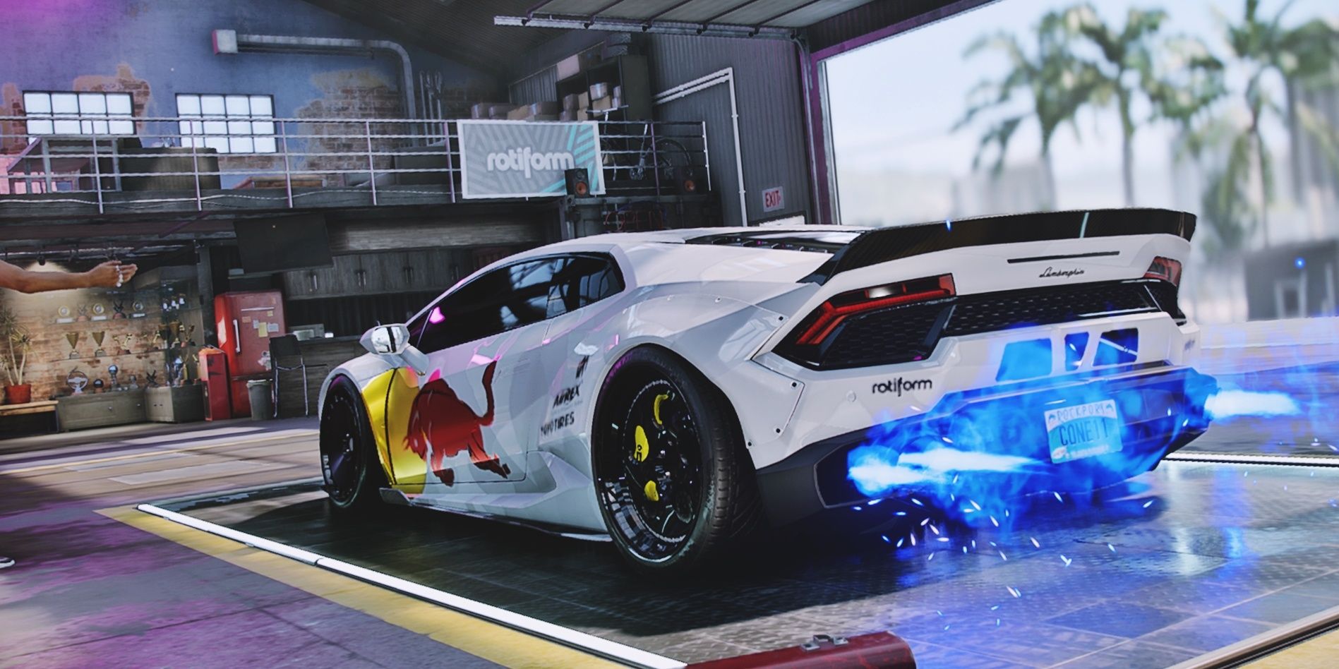 need for speed heat lamborghini using its exhaust 