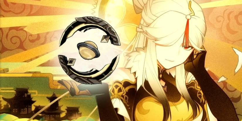 ningguang holding prototype amber in genshin impact