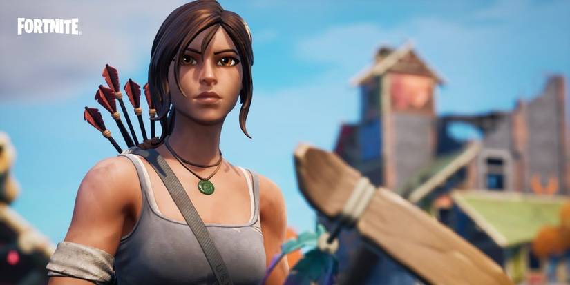 lara croft from tomb raider in fortnite