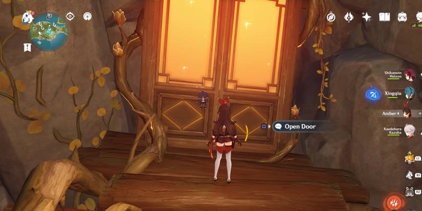 opening the door to the other side in genshin impact